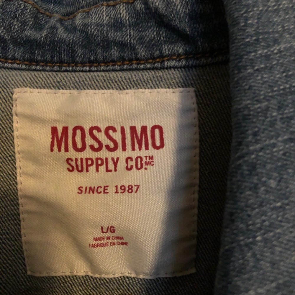 🌈2/$8🌈Mossimo Jean Vest - Picture 2 of 6